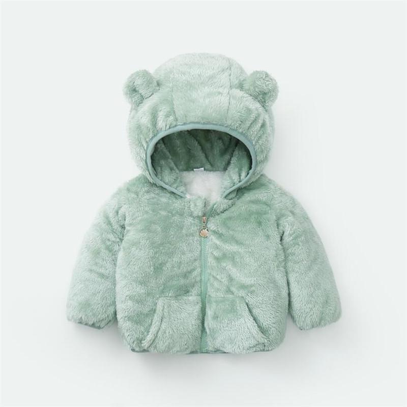 

Baby Girls Hoodie Coat Winter Spring Baby Boys Thicken Coat 2020 New Fashion Children Outerwear for Girl Infants Clothing1, Brown