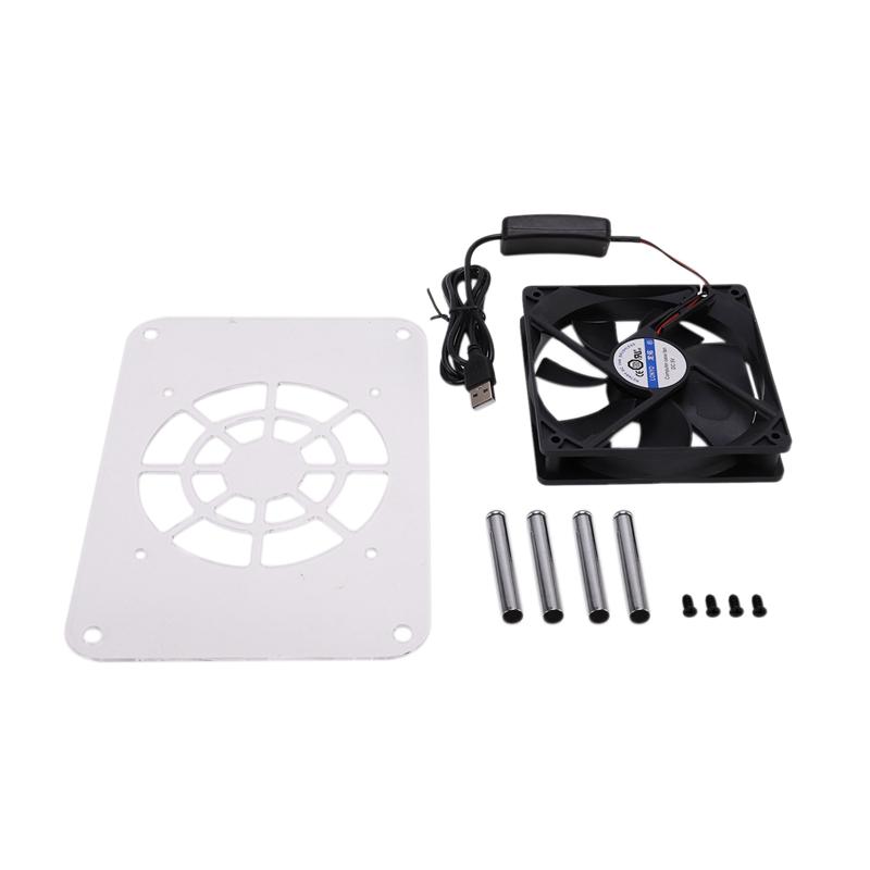 

Longyou Router Radiator Cooling Rack USB Mute for Router / Media Box / Cable Box Single Fan
