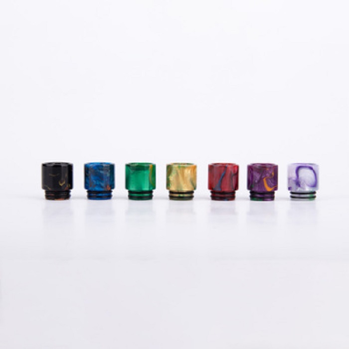 

810 Epoxy Resin Drip Tips For TFV8 Atomizer Tank Cloud Beast Atomizers 810 Mouthpiece Vape Ecig with Acrylic packaging DHL Free