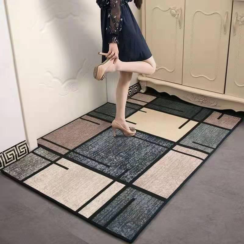 

Nordic Geometry Lines Carpets Doormats Rugs For Home Bathroom Living Room Entrance Door Floor Stair Kitchen Bedroom Hallway, Style 5