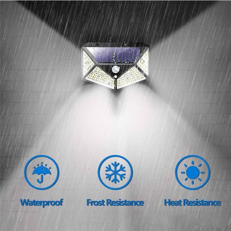 Solar Lamps Motion Sensor Wall Light outside Waterproof Yard Security lighting led lights for Outdoor Garden Street Patio-image-613649376