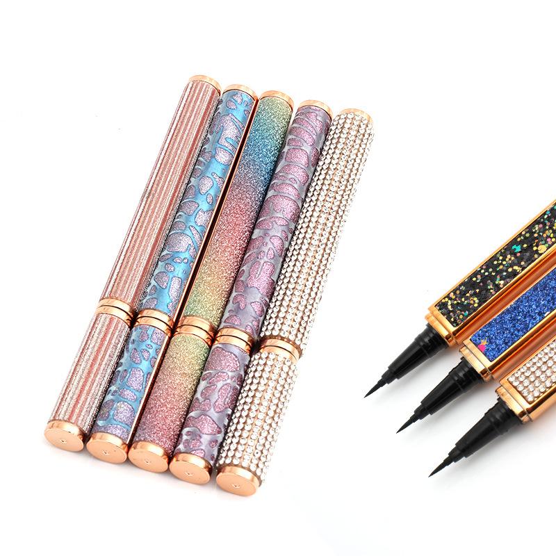 

NEW 1pcs Diamond Magic Self adhesive Liquid Eyeliner Pencil Magnet-free Glue-free Waterproof Makeup Lash Gule Pen Wholesale