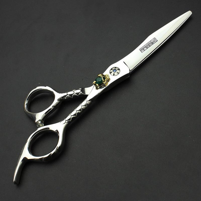 

Scissors Professional Hairdressing Scissors 6-inch Japanese 440c Haircut Thinning Kit Wear-resistant Non-slip