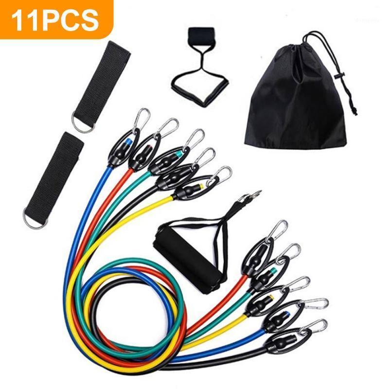

11-piece Fitness Pull Rope Fitness Exercise (strength Type) Elastic Rope Muscle Line Training Equipment1