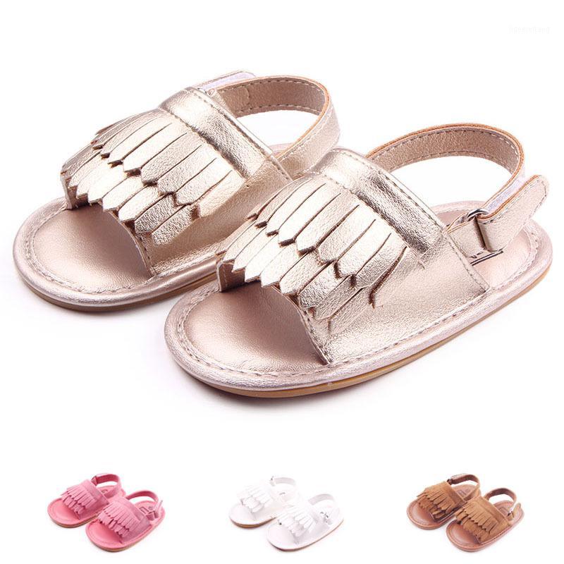 

18M Newborn Summer Sandals Sequin PU Girls Boys Infant Toddler Shoes Soft Sole Prewalker Non-slip Crib Shoes Beach Sandals Kid1, Brown