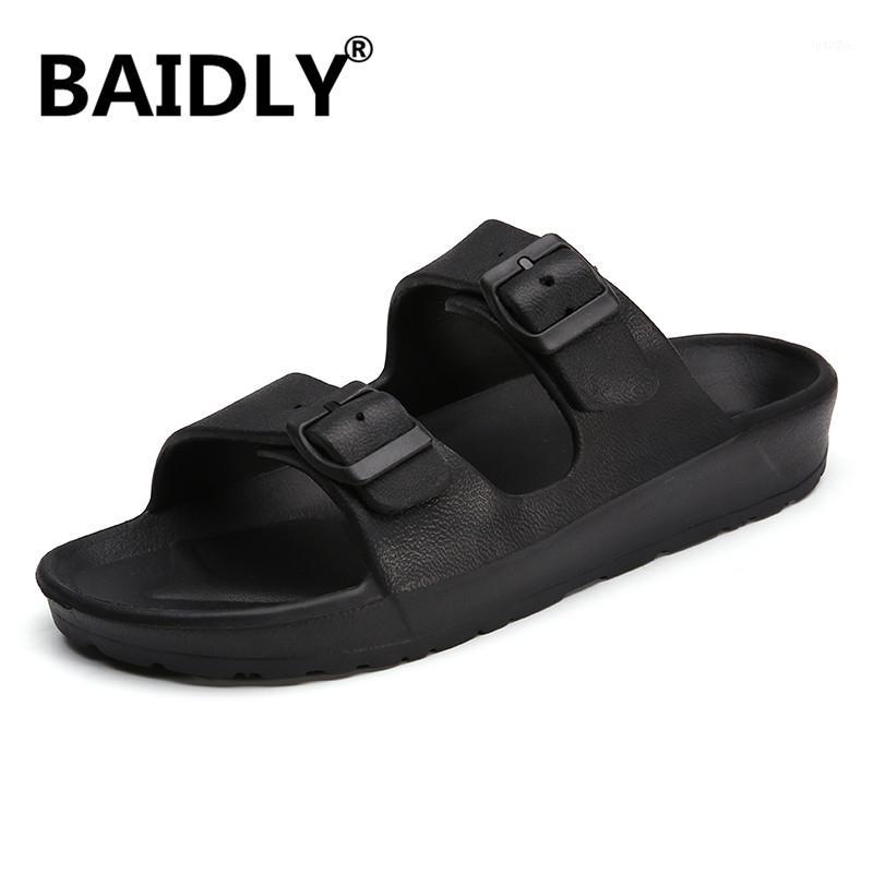

Summer Men Sandals Fashion Couples Beach Sandals Anti-Slip Lightweight Men Comfortable Jelly Sandal Unisex Garden Slippers1, Sky blue