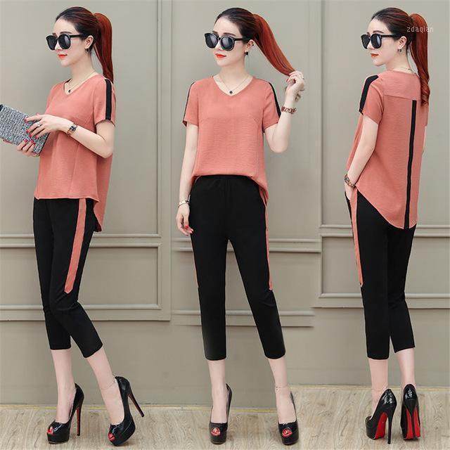 

Women Clothes Long Sleeve Crop Split Wide Leg Pant Tracksuit1, Mxf218
