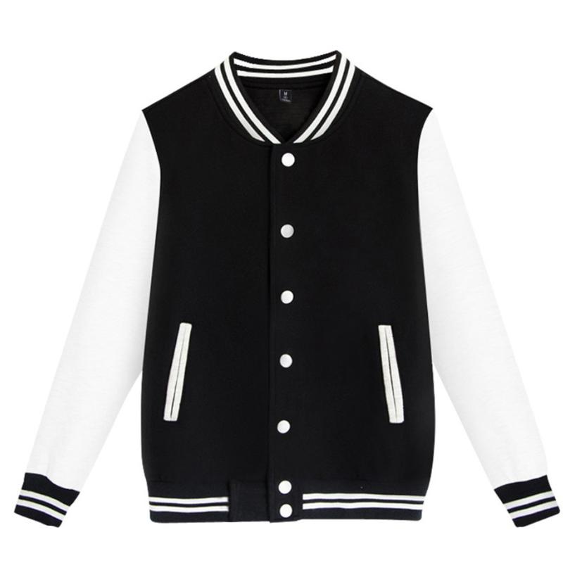 

Fashion Men' Autumn New Fashion Solid Color Casual Stand Collar Sweater Jacket mens jackets and coats DropShiping W821, Black