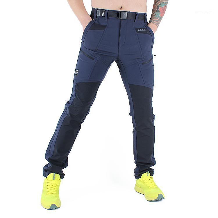 

Outdoor Pants MONTPIC Men`s Spring Autumn Slim Quick-drying Hiking Camping Cycling Breathable Waterproof Elastic Thin Pants1, Blue