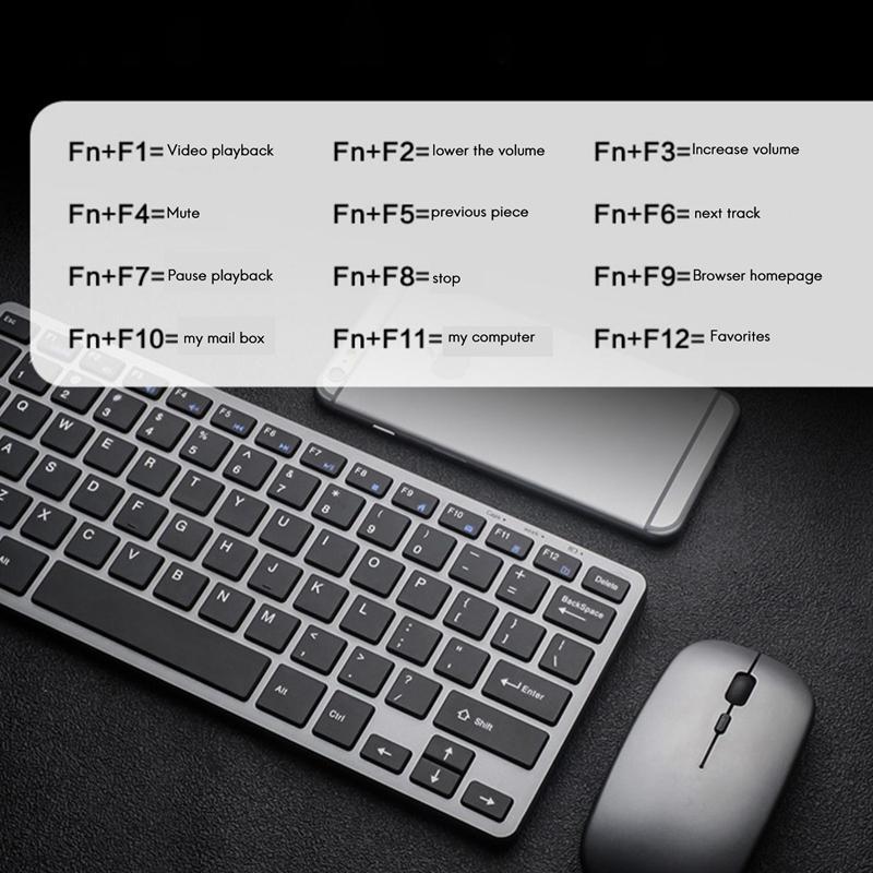 

Wireless Charging Keyboard and Mouse Combination Charging Mouse Keyboard Set for Laptop