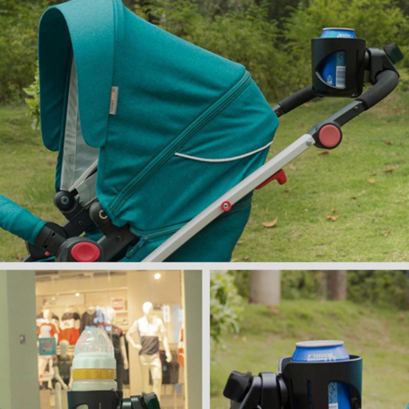 

Baby Stroller Accessories Cup Holder 360 Degrees Rotation Drink Bottle Holders