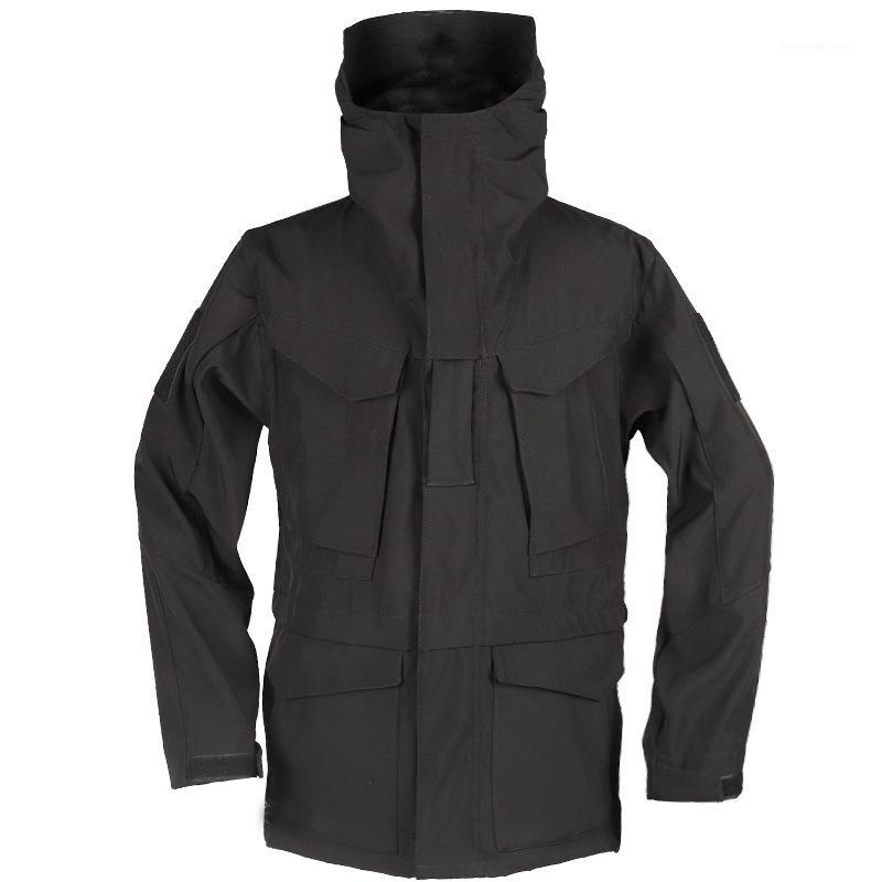 

New Archon M65 Tactical Trench Coat Male Upgrade Style Waterproof Windproof Coat Men Outwear Brand Clothing 3XL BI0201, Black