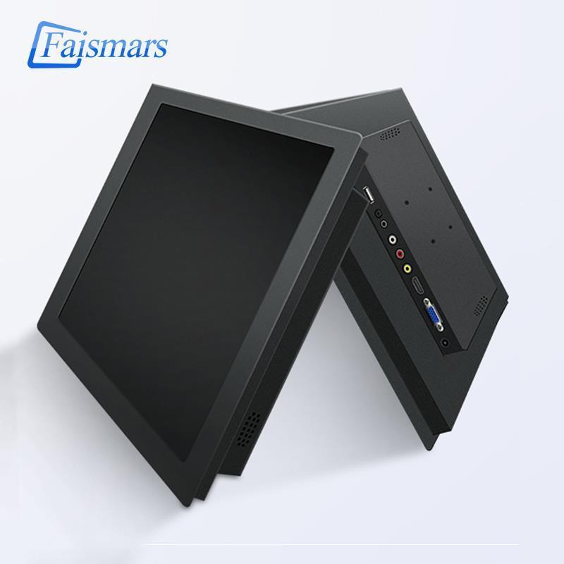 

12.1 inch LCD Curved Square Screen Monitor with four-wire touch 1024*768 resolution metal case Resistive Touch Lcd Led Display1