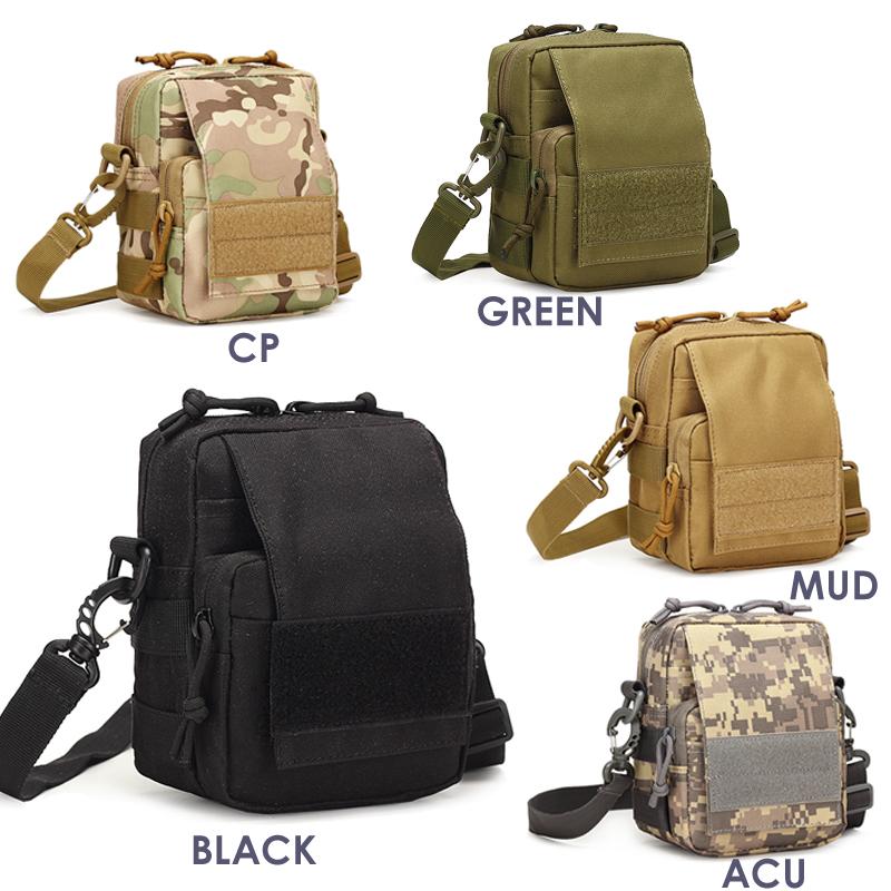 

Outdoor Sport Molle Waist Bag Tactical Portable Waterproof Molle System Pouch Camping Hiking Bags, As picture show