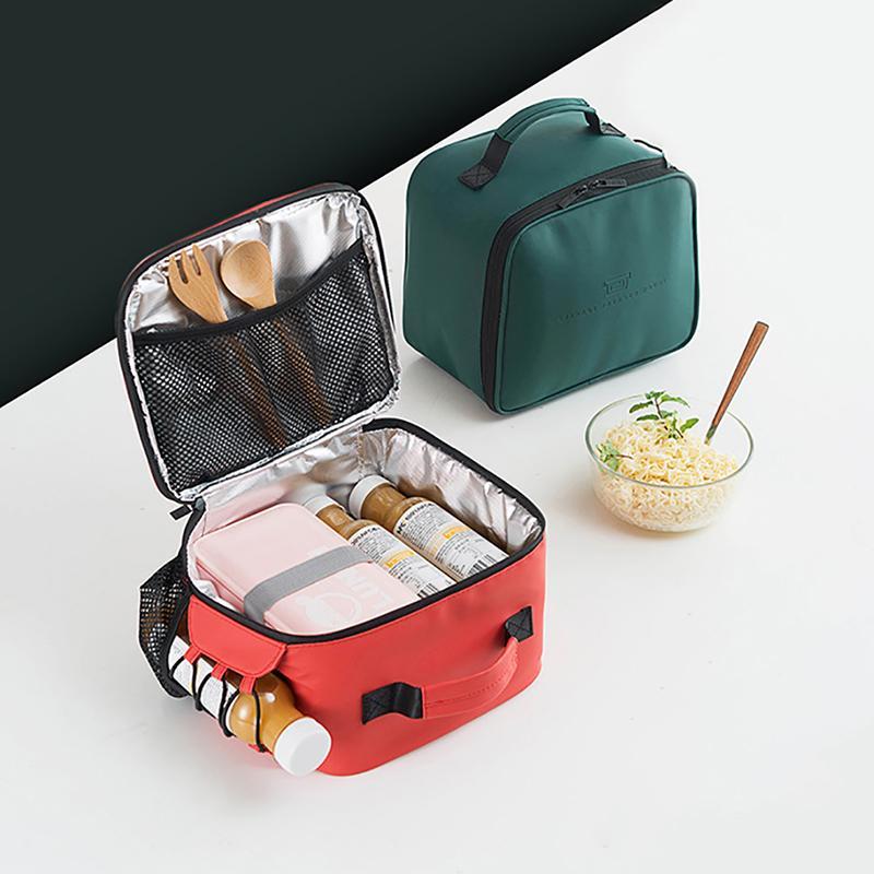 

Portable Insulated Warm Cooler Lunch Bag Isotherme Thermal Picnic Bag for Women Kids Men Thermo Lunch Box1, White