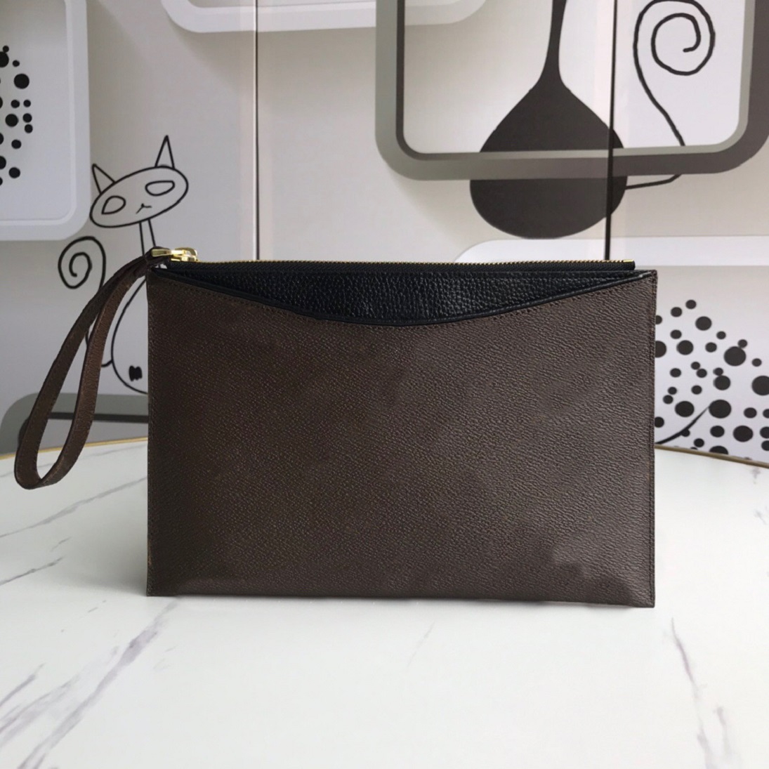 

High Quality luxurys designers wallet Purse Woman Fashion Clutch purses Monogrames Daily Bag wallet Card Holder Purse With Dust Bag, Red;black