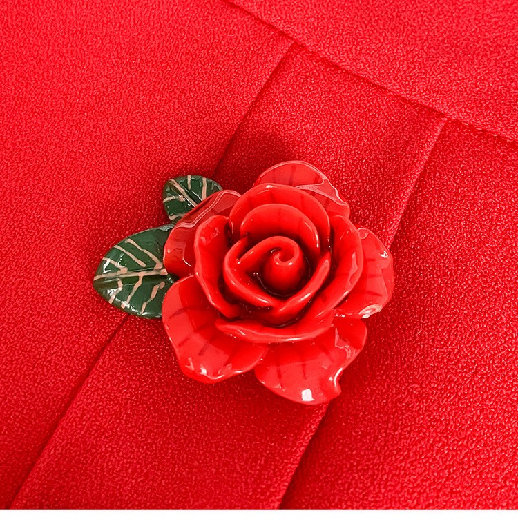 

New 2021 European Designer for Women Mini Luxury Pink Button Thin Waist Skirts Solid Red Color Sexy Division Skirt Va81