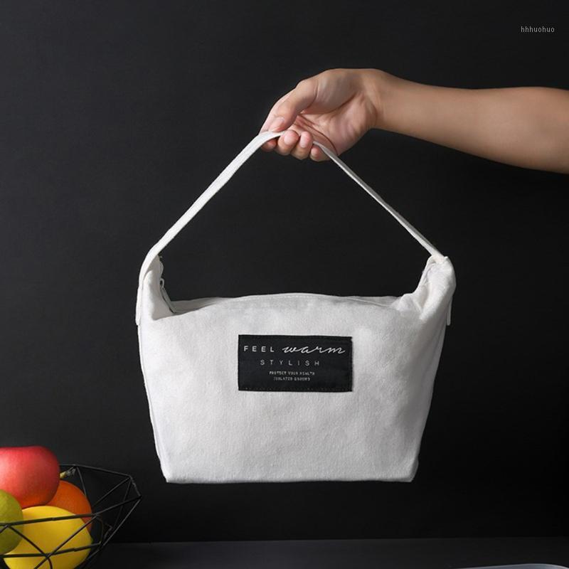 

Simple Design Reusable Picnic Insulated Lunch Bag Outdoor Thicken Insulation Cold Bag Handbag Lunchbox Storage1, Red