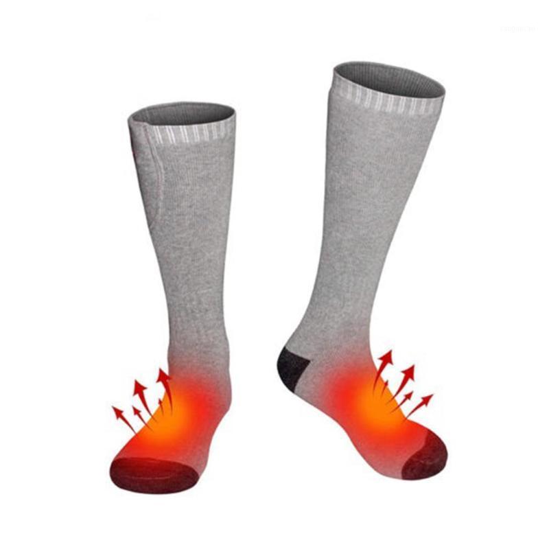 

Rechargeable Electric Heating Warm Socks Adjustable Temperature Lithium Battery Infrared Sport Socks For Unisex Foot Warmer1, Black