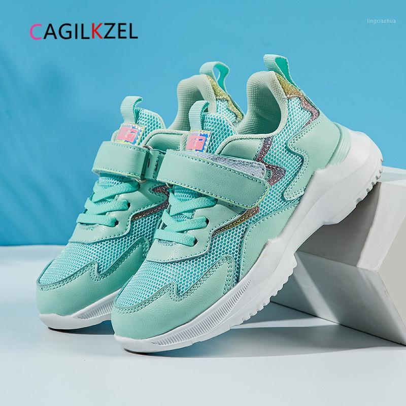 

CAGILKZEL Autumn Kids Sports Shoes For Girls Sneakers Fashion Casual Children Shoes for Girl Running Boy Chaussure Enfant1, Beige