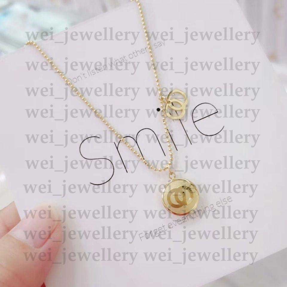 

New C Letter Gold Necklace Luxury Pendant Designer Necklace Women Necklace Designer Jewelry Party Necklaces Best Quality