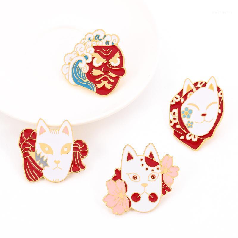 

Pins, Brooches Cotton Anime Enamel Pins Demon Slayer Kimetsu No Yaiba Blade Of Ghost Brooch Gift Cosplay For Women Girl Metal, Gray