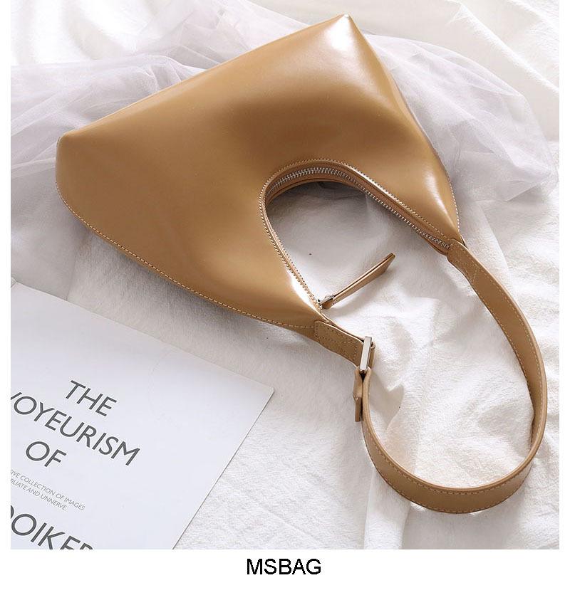 

One should women's bag 2021New crescent underarm bag, Black