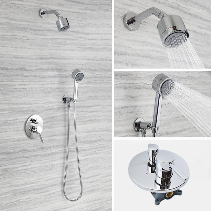 

Bathroom Shower Faucet Multifunction Adjustable Pressure Head Handheld Water Saving Spa Rain Spray Mixer Set Sets