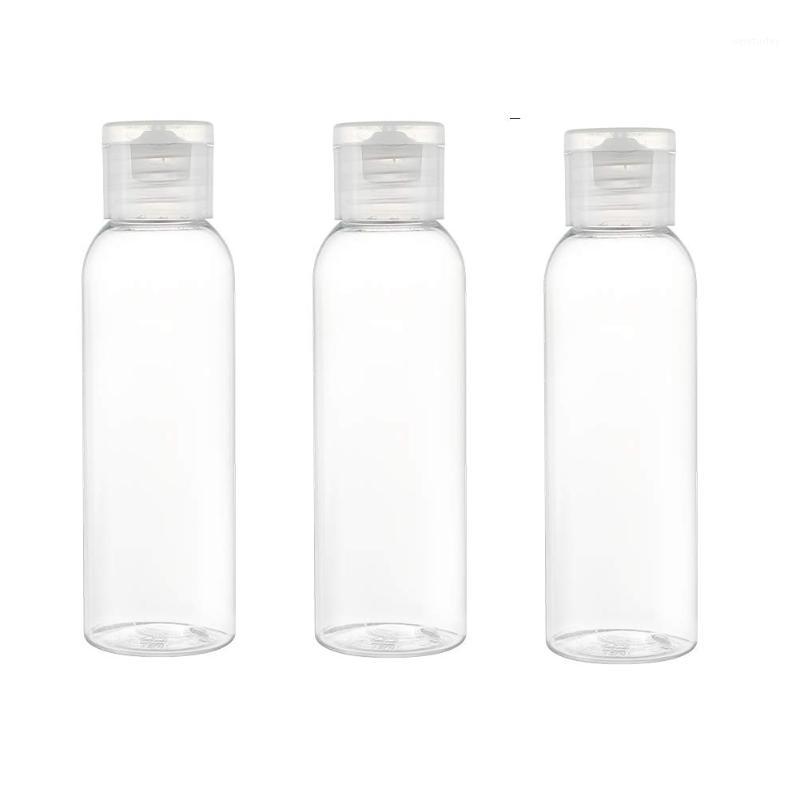 

50/60/100ml Clear Plastic Travel Bottles Flip Cap Empty Bottles Refillable Containers for Cosmetics, Lotion, Liquids1