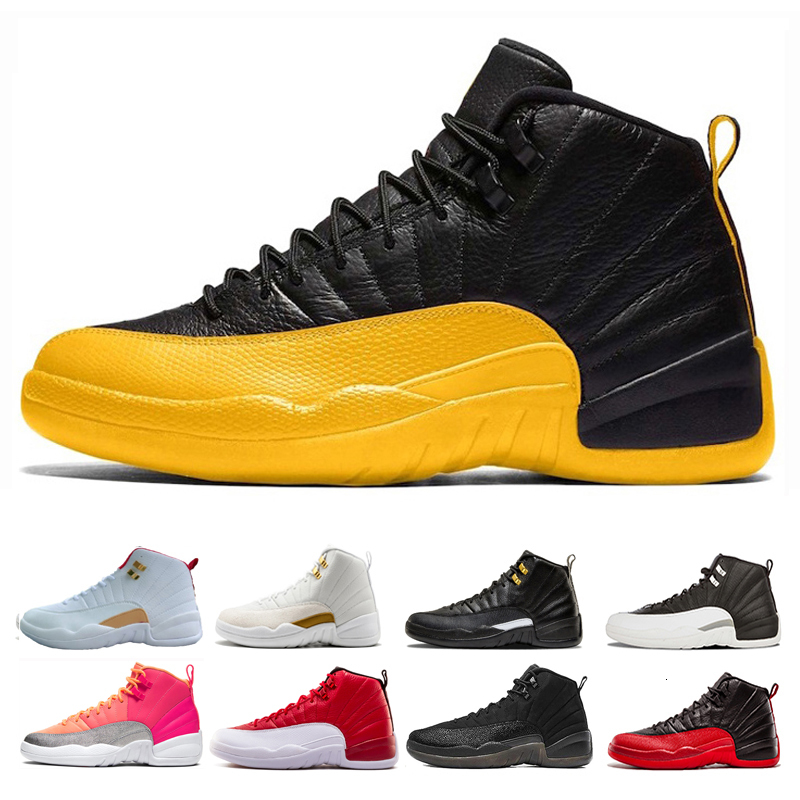 

New Arrival University Gold 12 12s Basketball Shoes Men FIBA Game Royal Gym Red White Bulls Hot Punch mens trainers Sports Sneakers