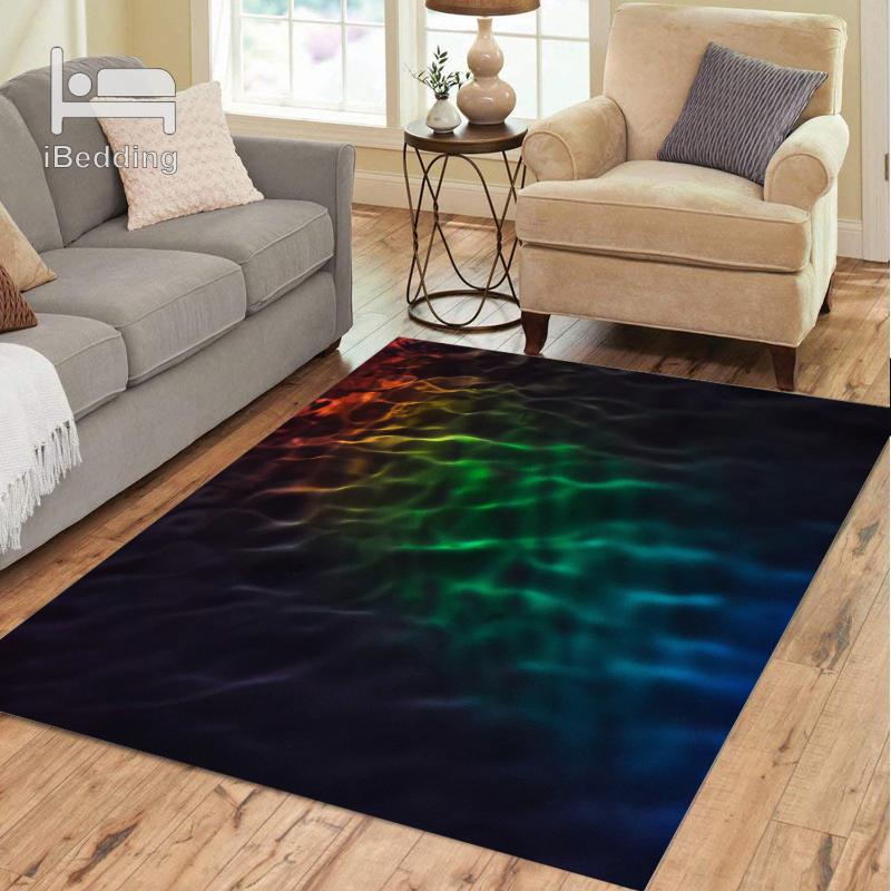 

Rainbow Design 3D Printed Rectangle Rug for Adult Yoga Mats Living Room Decorative, Custom