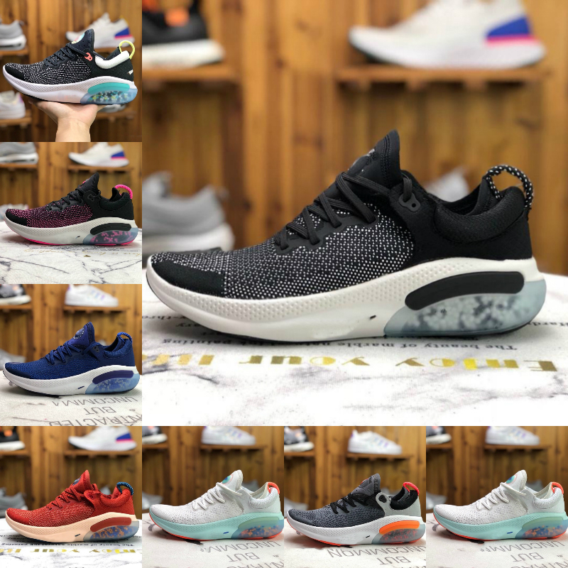 

2021 New Joyride Run FK Mens Womens Running Shoes Triple Black White Platinum Racer Blue Designers Sports Sneakers Utility Size 36-45