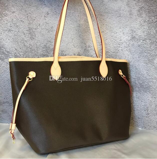 

2pcs/set high qulity classic Designer womens handbags flower ladies composite tote PU leather clutch shoulder bags female purse with wallet, Old flower