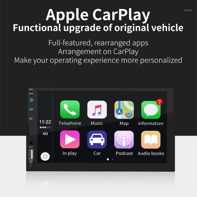 

7'' Full Screen Touch Car Radio MP5 Player Support Real Carplay for Bluetooth HD Video Play Reverse Camera USB AUX1