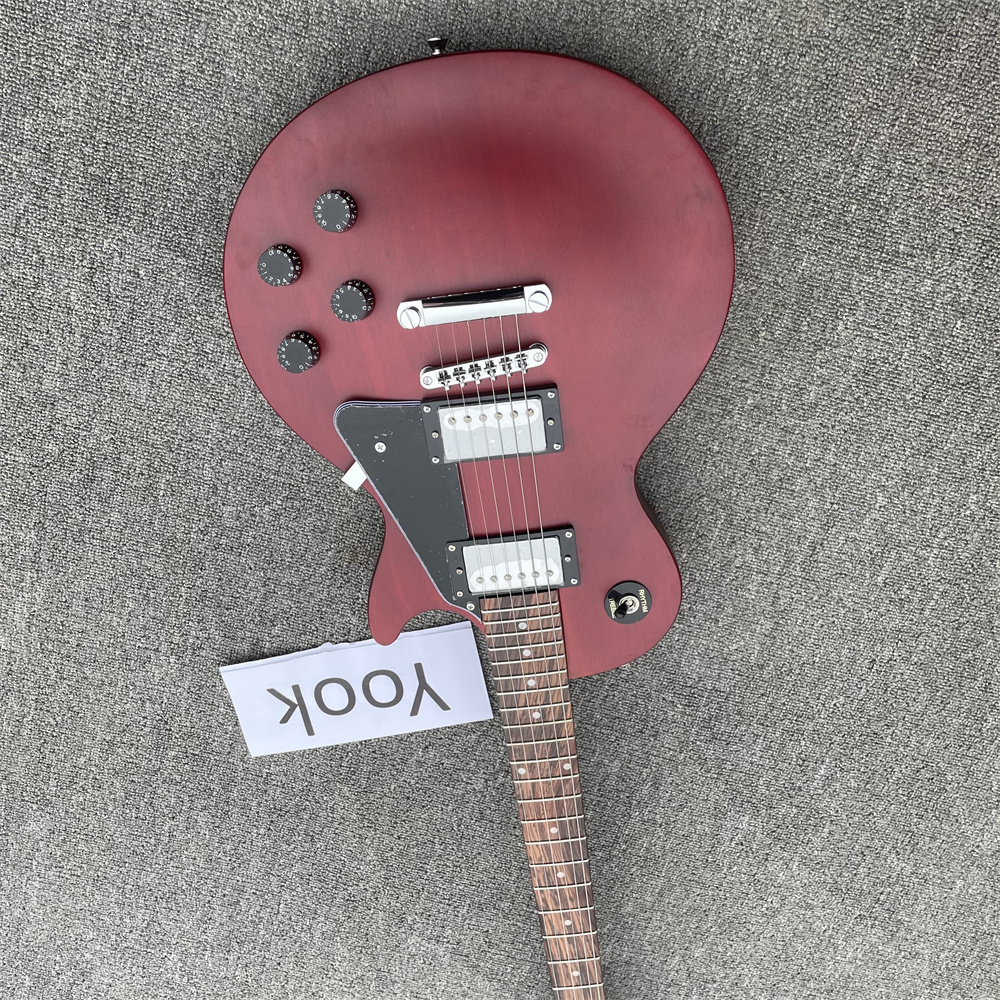 Guitare électrique professionnelle classique, en bois massif, accessoires de qualité, livraison gratuite à la maison.