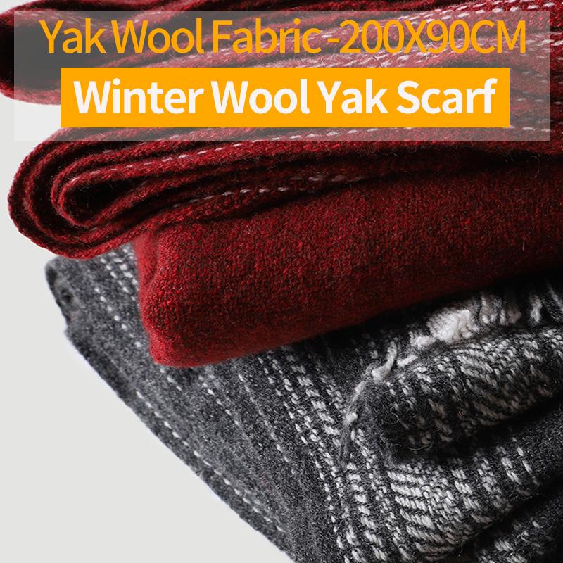 

Yak Wool Scarf for Women Men Winter Shawls and Wraps Ladies 2020 Soft Thick Long Blanket Cape Wool Warm Scarf Wrap