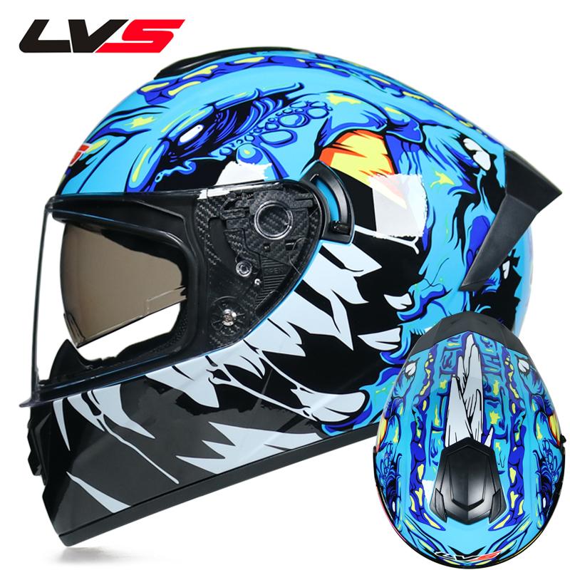 

Casco de seguridad para Moto todoterreno, doble lente, homologado por DOT, B8