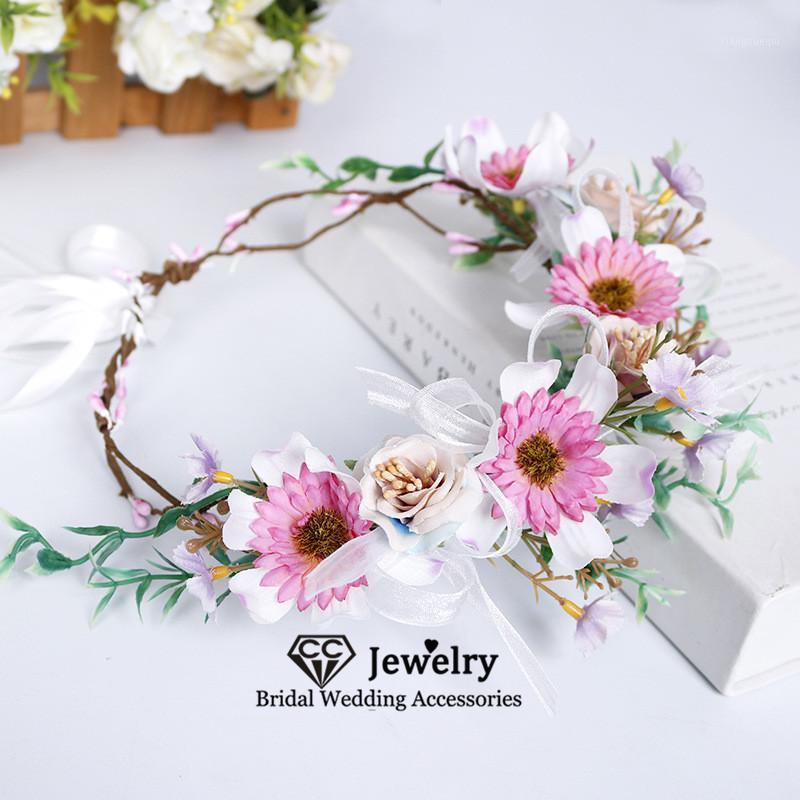 

Hair Clips & Barrettes Women Hairbands Wedding Accessories For Engagement Jewelry Bridal Crowns Seaside Wreath Vacation Garlands 58366, Golden;silver