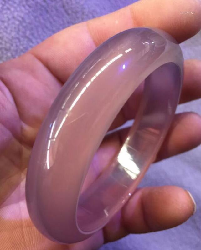

Natural manao purple Chalcedony bracelet1