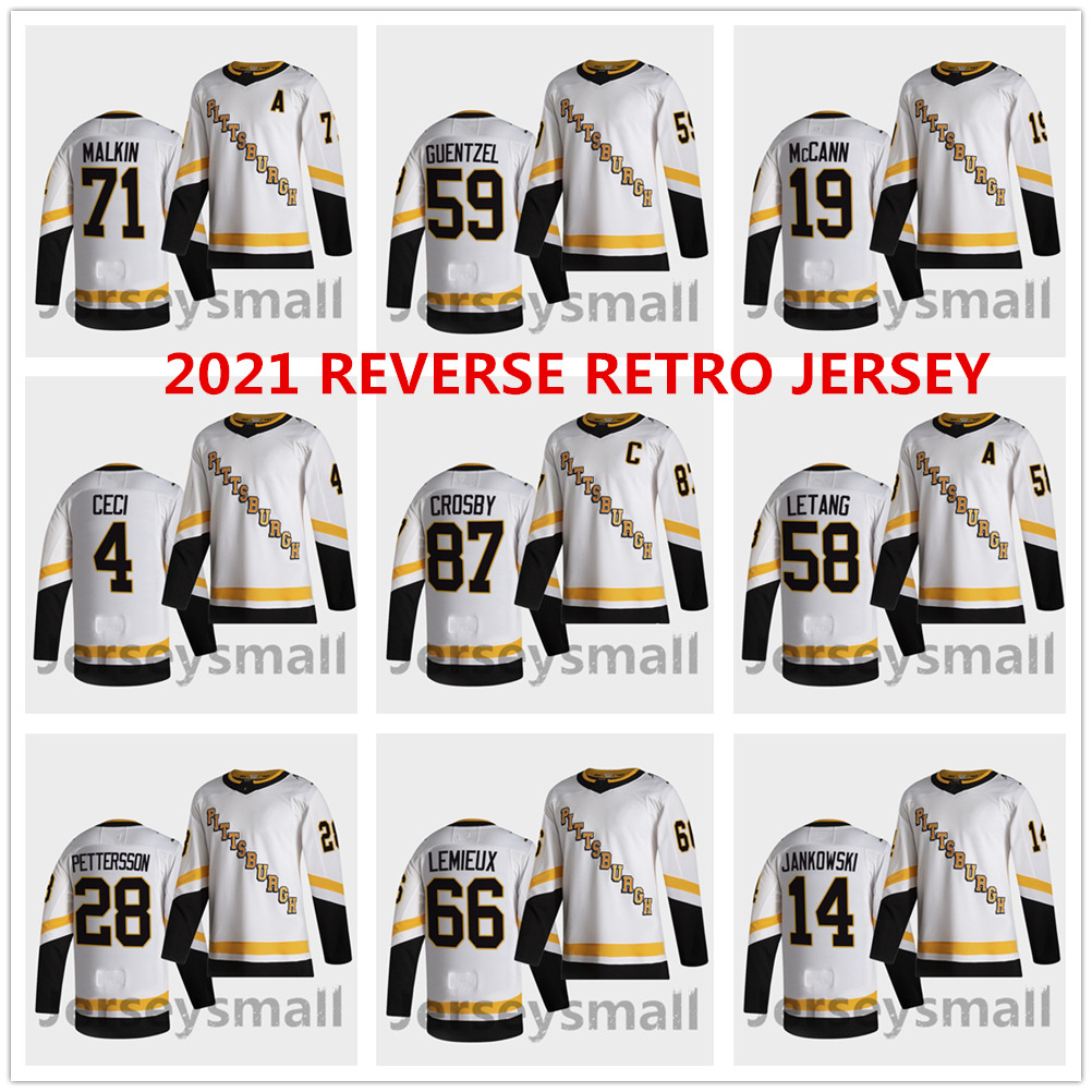 

Pittsburgh Penguins Sidney Crosby 2021 Reverse Retro Jersey Jake Guentzel Kris Letang Brian Dumoulin malkin Pettersson lemieux Rust Jerseys, Jared-mccann-19