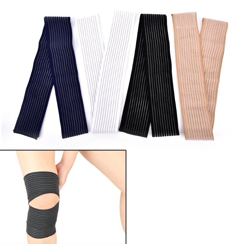 

150*7.5cm Elastic Bandage Tape Sport Knee Support Strap Knee Pads Protector Band Ankle Leg Wrist Wrap, Black