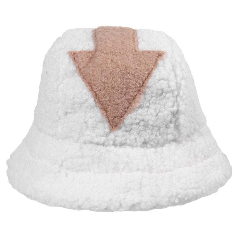 

Warm Fisherman Hat Autumn Winter Berber Fleece Hat Arrow Pattern Bucket Cap, Blue