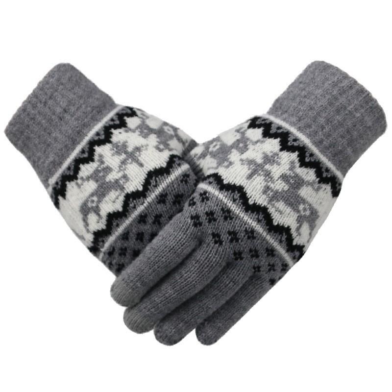 

Autumn And Winter Extra-warm Fleece Gloves Christmas Winter Warm Gloves For Women & Men Mitten Ladies half finger