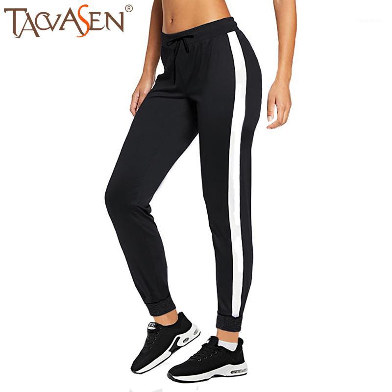 

TACVASEN Women Cotton Jogger Pants Strentch Skinny Outdoor Hiking Running Pants Casual Yoga Exercise Sweatpants Track New1, Black