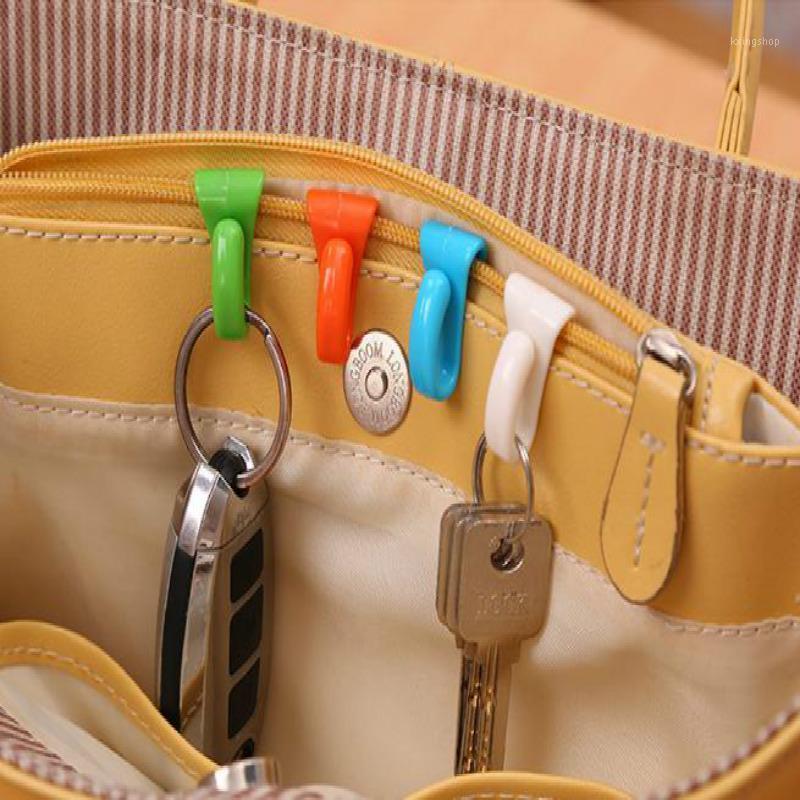 

2Pcs Creative Anti Lost Bag Hooks Installed Inside Built-in Bag Inner Hooks Key Holders Key Clips For Easy Carrying1