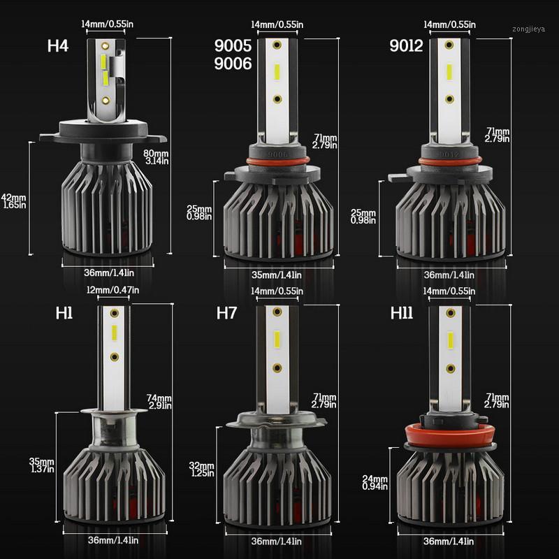 

H4 LED Headlight Conversion Kit Bulbs 100W 10000LM 6000K Hi/Lo Beam 6000K1