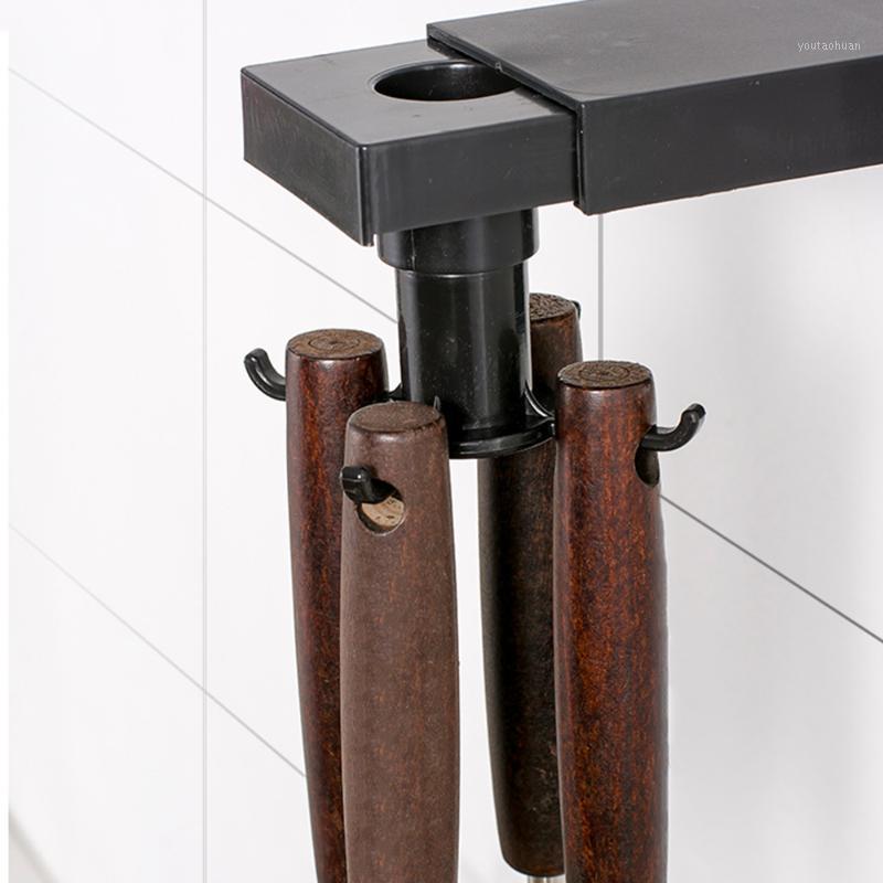 

Creative Wall Decorative Hooks Hanger 360 Degree Rotatable 4 Hooks Kitchen Utensils Hook without Holes1