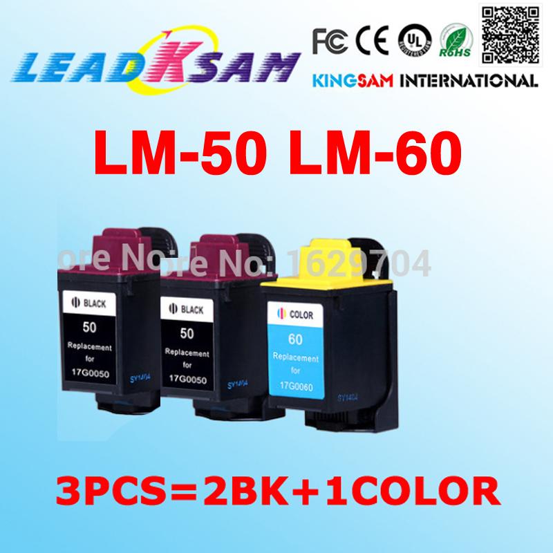

LM50 LM60 17G0050 17G0060 ink cartridge compatible for Lexmark 50 60 P3150 P707 Z12 Z22 Z32 Z705 Z715