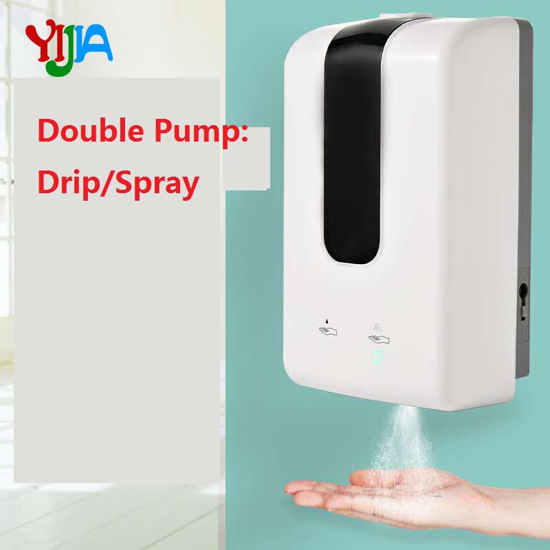 

1500ml Automatic Double Pump Soap Dispenser Smart Sensor Liquid Soap Dispenser Intelligent Induction Touchless Hand Sanitizer