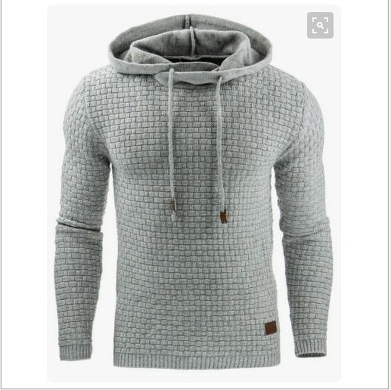 

2021 Brand Men's Black Hoodies Sweatshirts For Men Long-Sleeved For Male Hoodie Sweatshirt, Light grey